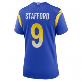 Maillot Los Angeles Rams Matthew Stafford 9 Nike Royal 2021 NFL - Femme